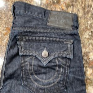 True Religion Mens dark blue jeans,